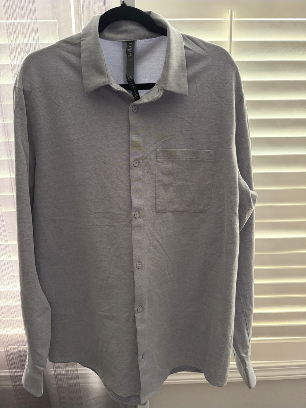 lululemon athletica Men's Button-Down Shirt — Light Gray